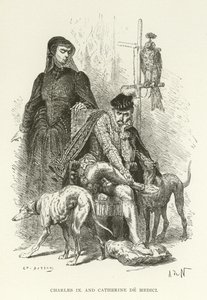 Carlos IX y Catalina de Médici