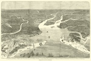 Charleston y sus alrededores, julio 1863 de American School
