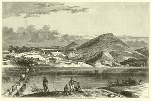Chattanooga desde la orilla norte del Tennessee, septiembre de 1863 de American School