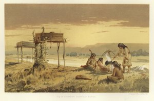 Entierro en andamio chippewa