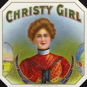 Chica Christy, Etiqueta de Cigarro de American School