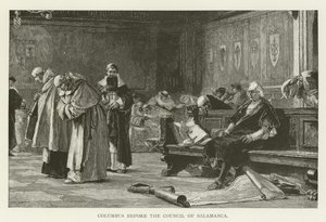 Colón ante el Consejo de Salamanca de American School