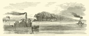 Transporte confederado llevando ganado a Vicksburg, febrero 1863