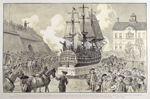 Desfile y Celebración del Congreso, c.1790