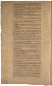 Constitución, primera impresión, impresa por Dunlap & Claypoole, 17-19 de septiembre de 1787 de American School