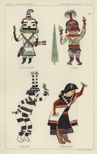 Cotokinunwu, Kaisale, Paiakyamu, Kaisale Mana (litografía en color)