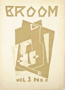 Portada del Volumen 3, número 2, de la revista de arte "Broom", c. 1921-1924 de American School