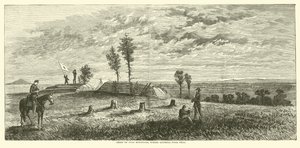 Cresta de Pine Mountain, donde cayó el general Polk, junio de 1864 de American School