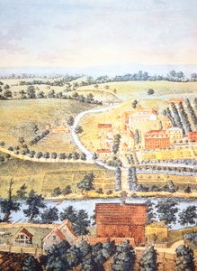 Tierras de cultivo cultivadas de Pensilvania en 1750