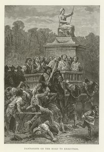 Los dantonistas en camino a la ejecución de American School