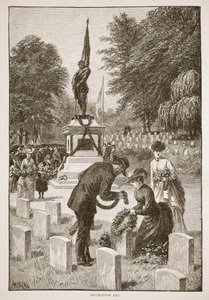 Día de la Decoración, de un libro publicado en 1896 de American School