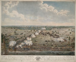Derrota del ejército británico (Batalla de Nueva Orleans), pub. 1815 de American School