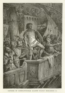 Defensa de Constantinopla contra el Sultán Mohammed II
