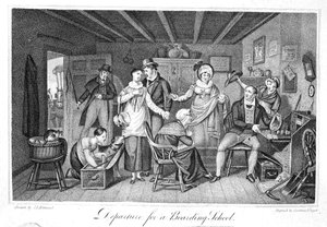 Partida para un internado, de la Revista Analectic, v.2., 1820 de American School