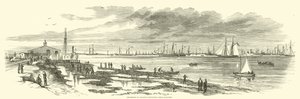 Partida de la expedición de Dupont desde Beaufort, enero 1863