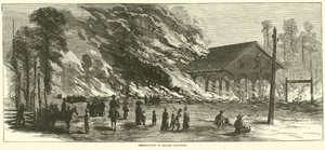Destrucción del cruce de Millen, noviembre 1864 de American School