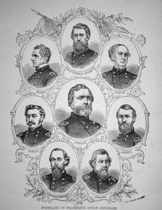 Ocho generales prominentes de la Guerra Civil Americana