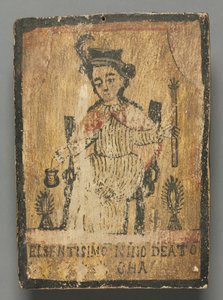 El Santo Nino de Atocha: santo de retablo de American School