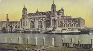 Isla Ellis - Depósito de Inmigración, Nueva York de American School