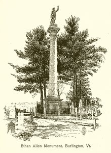 Monumento a Ethan Allen, Burlington, Vt de American School