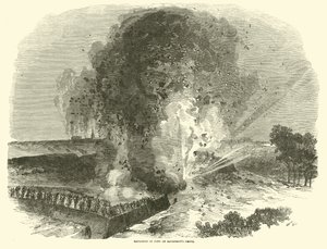 Explosión del fuerte en el frente de McPherson, junio 1863 de American School