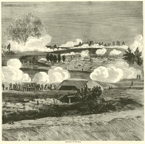 Explosión de la mina, julio 1864 de American School