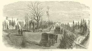 Hospital de campaña del Noveno Cuerpo, marzo 1865 de American School