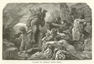 Huida de Eneas de Troya de American School