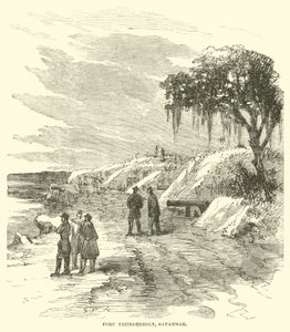 Fuerte Thunderbolt, Savannah, diciembre 1864 de American School