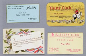 Cuatro cartas de Speakeasy
