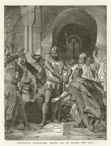 Federico Barbarroja pidiendo ayuda a Enrique el León de American School