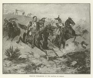Coraceros franceses en la batalla de Sedan