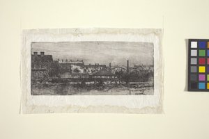 Desde la ventana, Escuela Gysis, Múnich (tinta) de American School