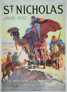 Portada de la revista St. Nicholas, julio de 1927 de American School