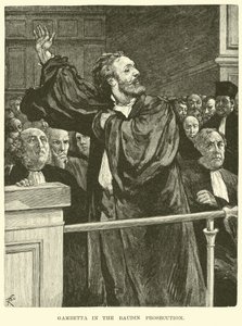 Gambetta en la acusación de Baudin de American School
