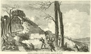 Columna del General Hooker asaltando Lookout Mountain, noviembre de 1863 de American School
