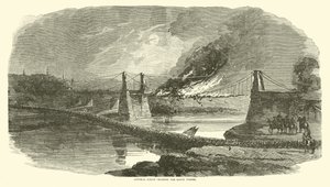 General Logan cruzando el Bayou Pierre, mayo 1863 de American School