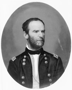 General William Sherman, c.1865 (grabado) de American School