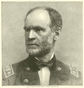 General William Tecumseh Sherman, retirado el 1 de noviembre de 1883, mayo de 1864 de American School