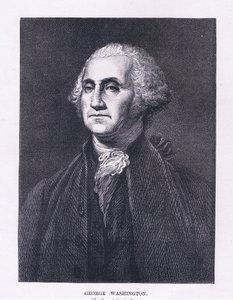 George Washington, ilustración de la Historia de los Estados Unidos de Cassell, pub. por Petter & Galpin c.1890