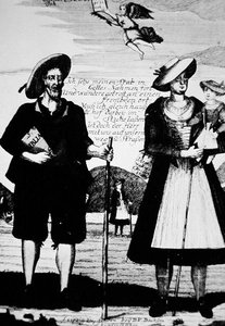 Moravos alemanes (grabado) de American School