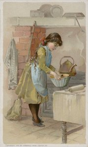 Niña Horneando en la Cocina de American School