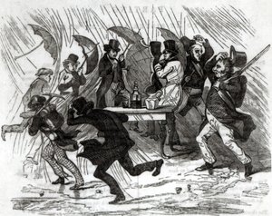 Rodeando el Cabo de Hornos, 1849 de American School