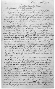 Carta del Gran Jurado, 1864 de American School