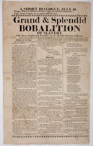 Gran y espléndida bobalición de la esclavitud, 1822