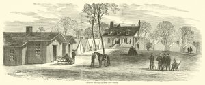 Cuartel general de Grant, City Point, enero 1865 de American School