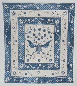 Gran Sello de los Estados Unidos, colcha de Susan Strong, Maryland o Ohio, c.1830 de American School