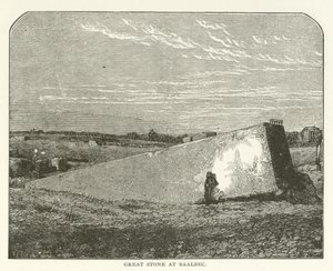 Gran piedra en Baalbek de American School