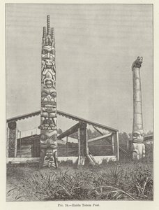 Poste totémico Haida de American School