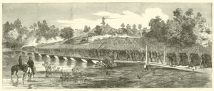 Hanover Ferry, cruzando el Pamunkey, junio 1864 de American School
